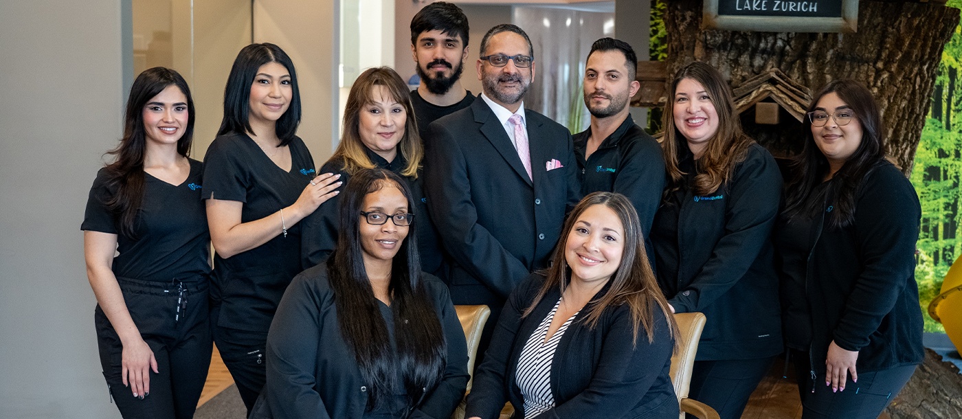 Two Lake Zurich dental team members