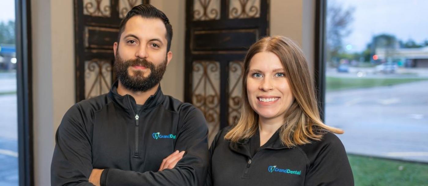 Two Lake Zurich dental team members