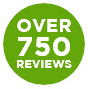 over 750 reviews