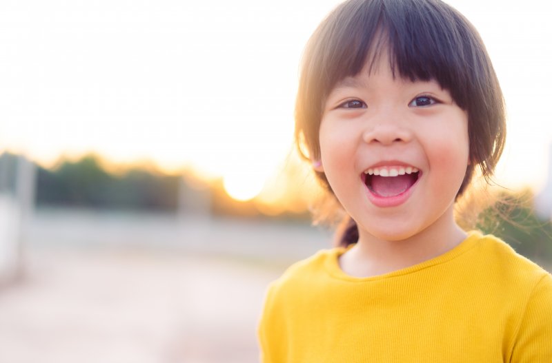 child without gum disease in Lake Zurich